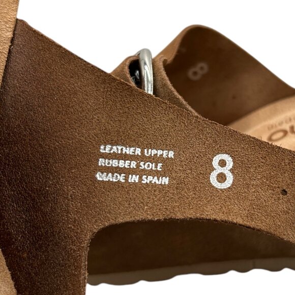 Yokono Suede Double Strap Buckle Wedge Sandal (8) - Picture 15 of 16